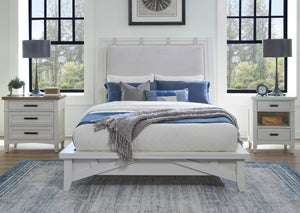 Americana Modern Bedroom Queen Platform Bed