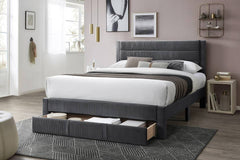 QUEEN BED W/ UNDERBED DRAWER