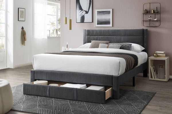 QUEEN BED W/ UNDERBED DRAWER