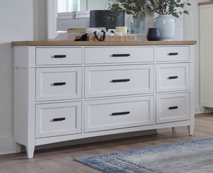 Americana Modern Bedroom 9 Drawer Dresser