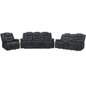 Bolton - Misty Storm Manual Right Arm Facing Recliner