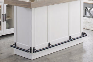 Americana Modern Dining Bar Base with Quartz Insert