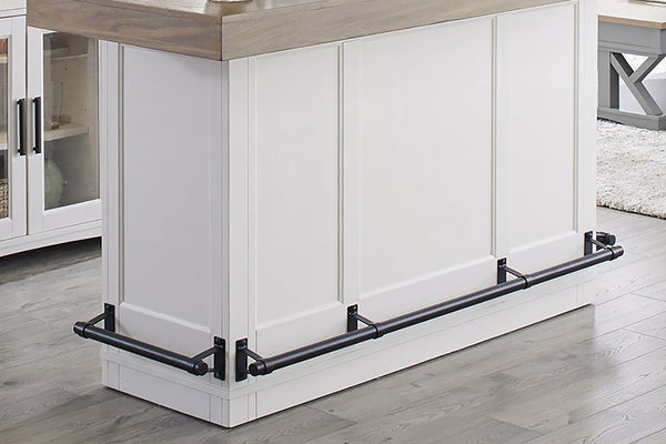 Americana Modern Dining Bar Base with Quartz Insert