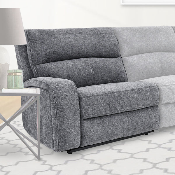 Polaris - Bizmark Grey Power Left Arm Facing Recliner