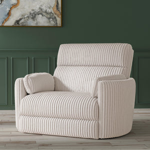 Radius Xl - Mega Ivory Extra Wide Power Glider Recliner