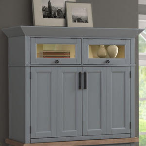 Americana Modern - Dove Workstation Top with LED Light