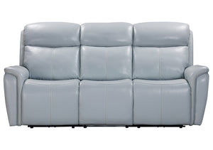 Cascade - Seamist Grey Power Reclining Sofa Loveseat and Recliner