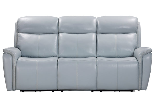 Cascade - Seamist Grey Power Reclining Sofa Loveseat and Recliner