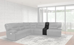 Spartacus - Black Entertainment Console with USB Pop-Up