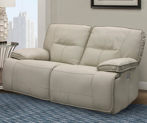 Spartacus - Oyster Power Reclining Loveseat